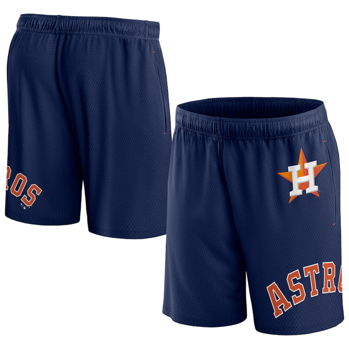 Men's Navy Houston Astros Clincher Mesh Shorts